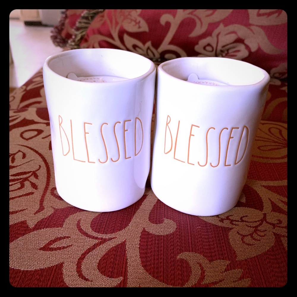 rae dunn new blessed orange fall candles